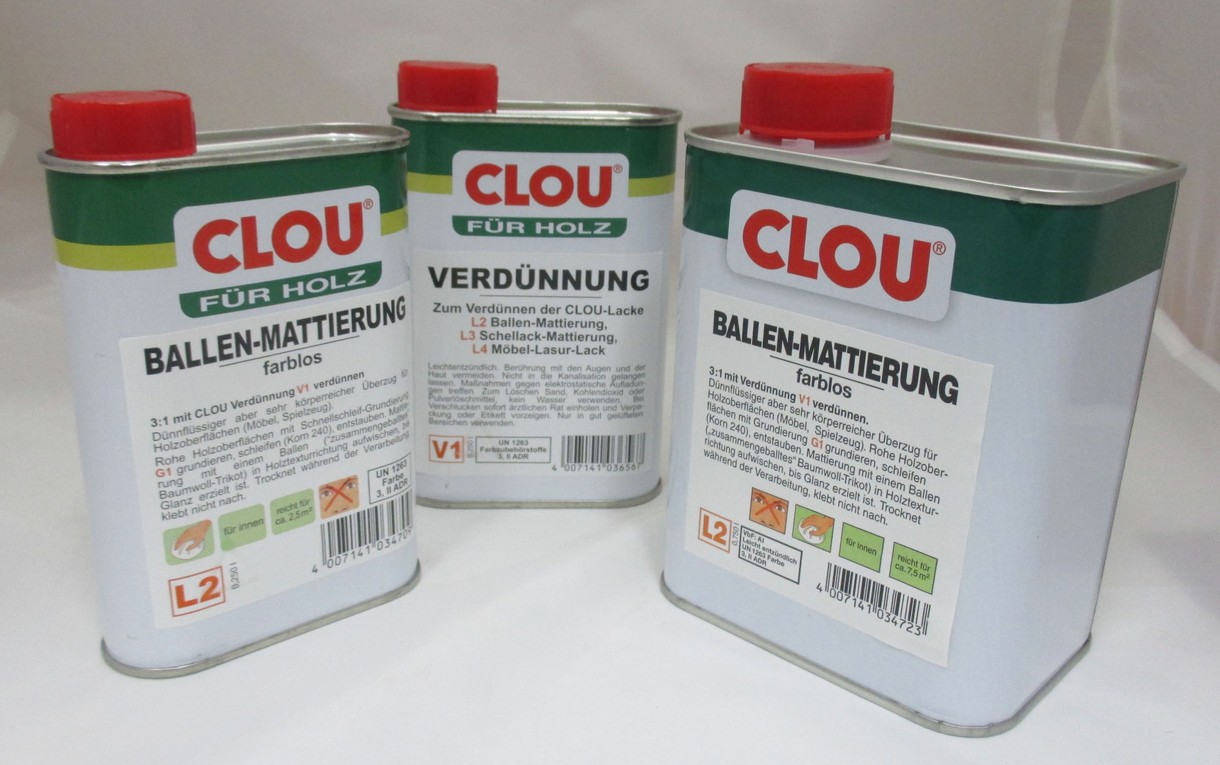 Roztok Ballen-Mattierung natur/bezbarvý výrobce Clou - 250 ml