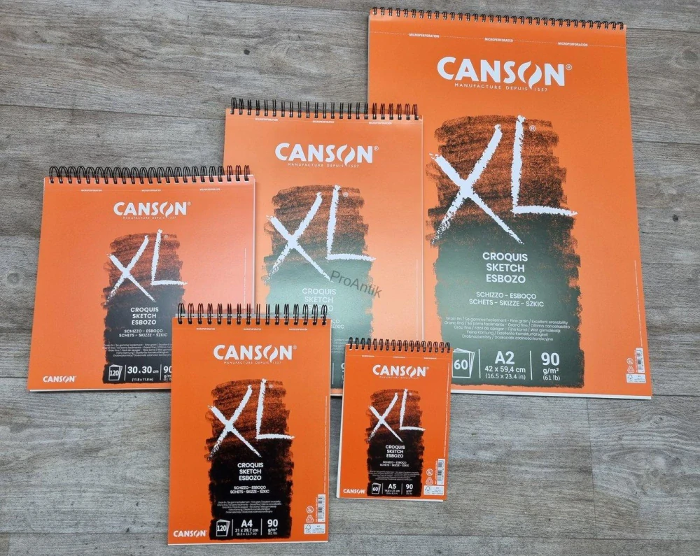 Canson XL Croquis – skicovací papír 90 g/m²