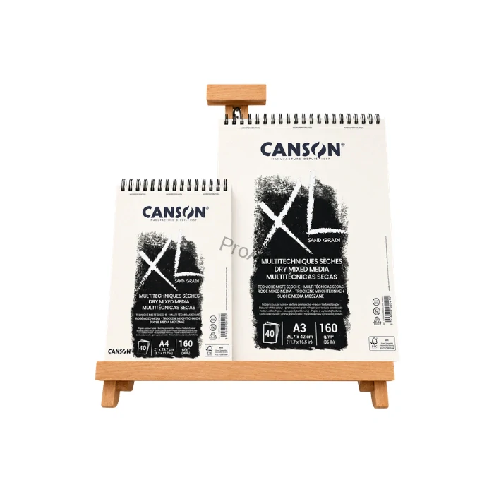 Canson XL Sand Grain Natural – kreslicí papír 160 g/m² 29,7 x 42 cm (A3) - 40 listů