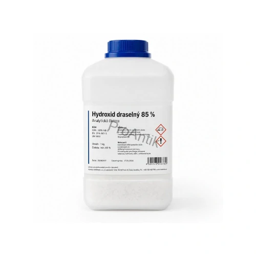 Hydroxid draselný 85% - analytická čistota 10kg