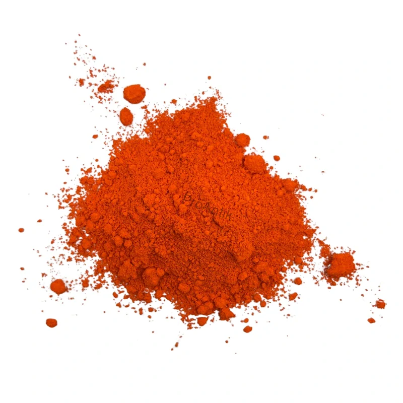 Kadmiová oranžová žluť, práškový pigment