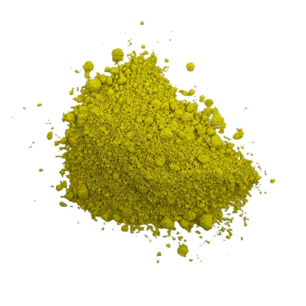 Titanová citronová žluť, práškový pigment