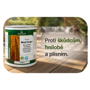 Základ na dřevo na vodní bázi, proti škůdcům, hnilobě a plísním, 750 ml