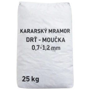 Kararský mramor, drť, zrno 0,7-1,2 mm