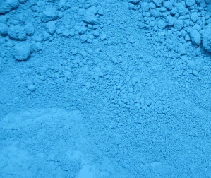 Coelinová modř, práškový pigment