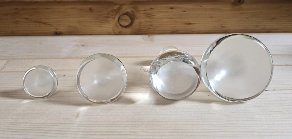 Třecí běžec, skleněný běhoun Průměr cca 50 mm a hmotnost 400 g