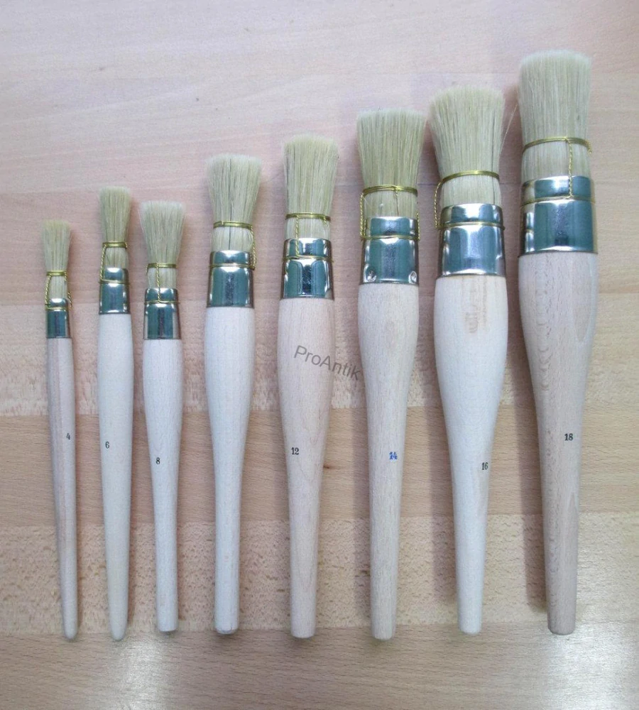 Štětec na lepidlo, přírodní vlas Vel. 6