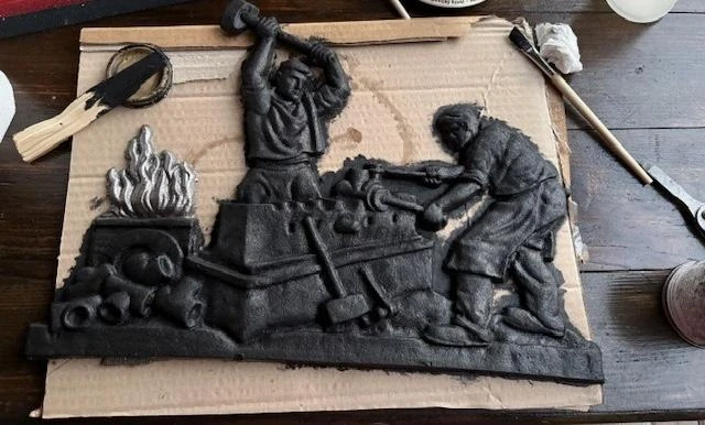 Kovářská černá patina (vosková brynýrovací pasta), čistí a ochraňuje povrch, 250 ml 