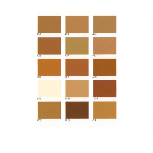 Retušovací barvy na nábytek, sada 10x30ml odstínů dřeva