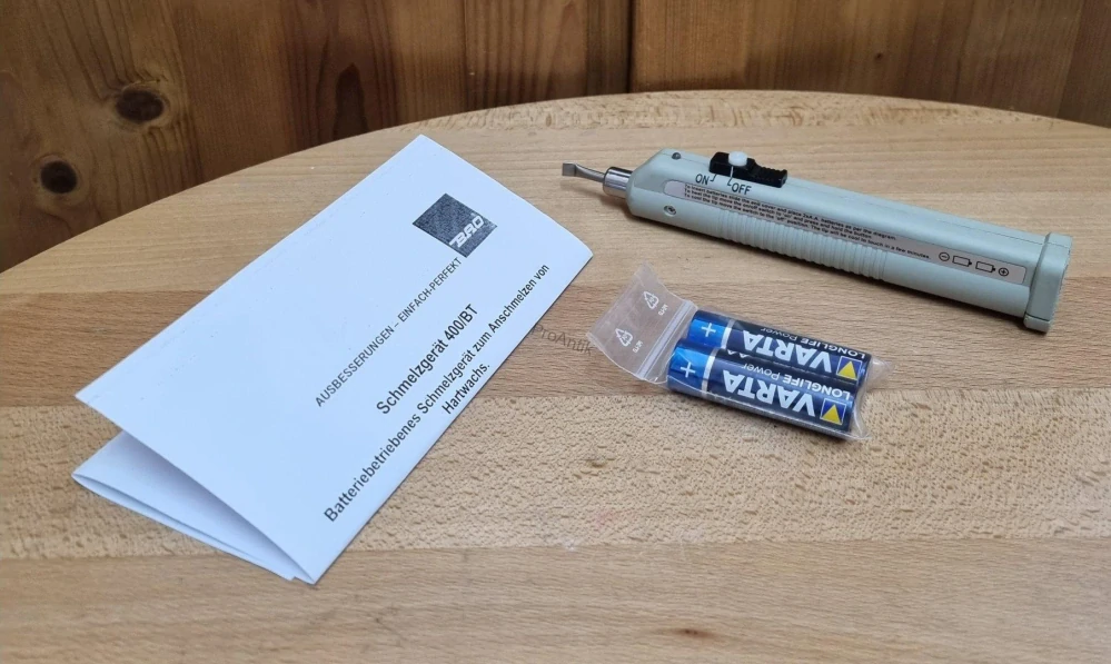 Tavná pájka na šelakové a voskové tyčinky 