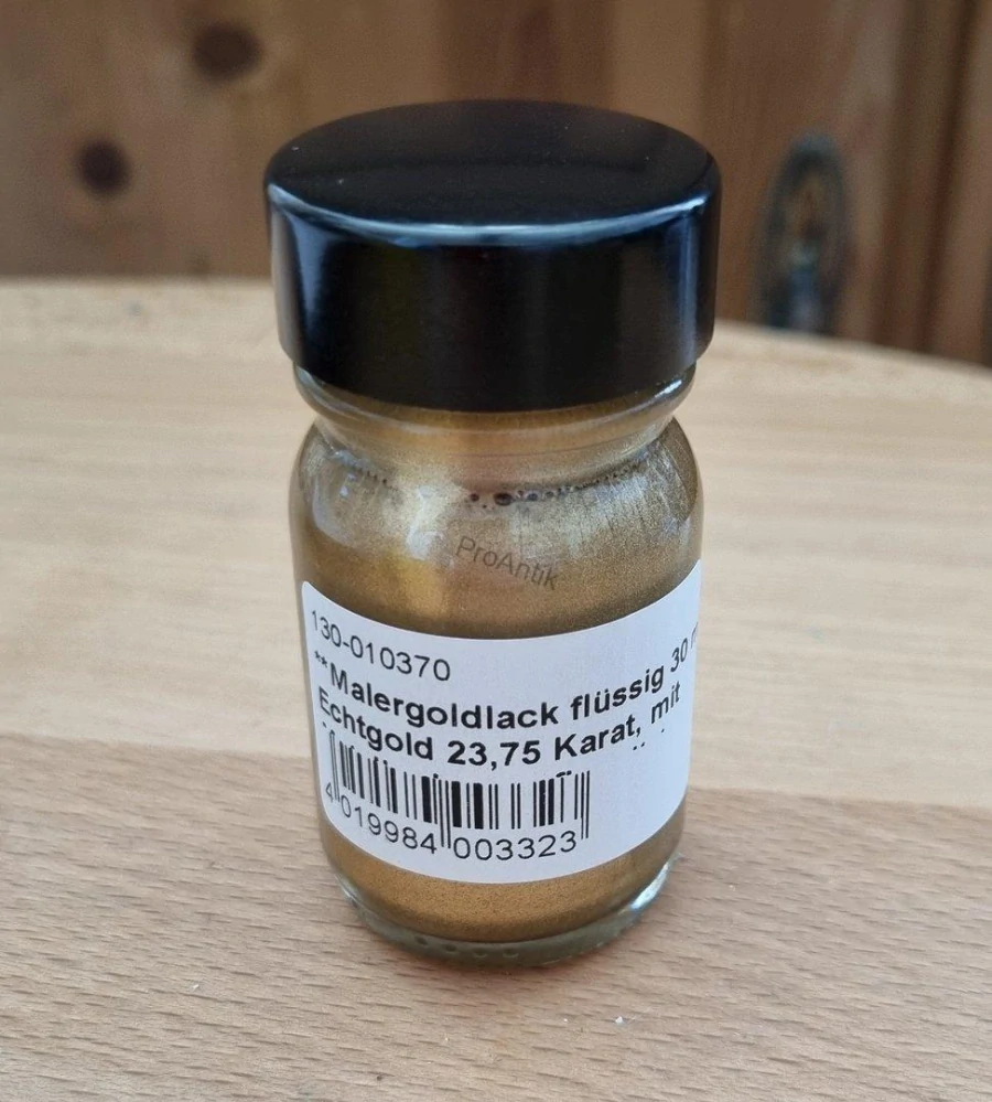 Lak s pravým zlatem 23,75kt (Noris Blattgold) - 30ml