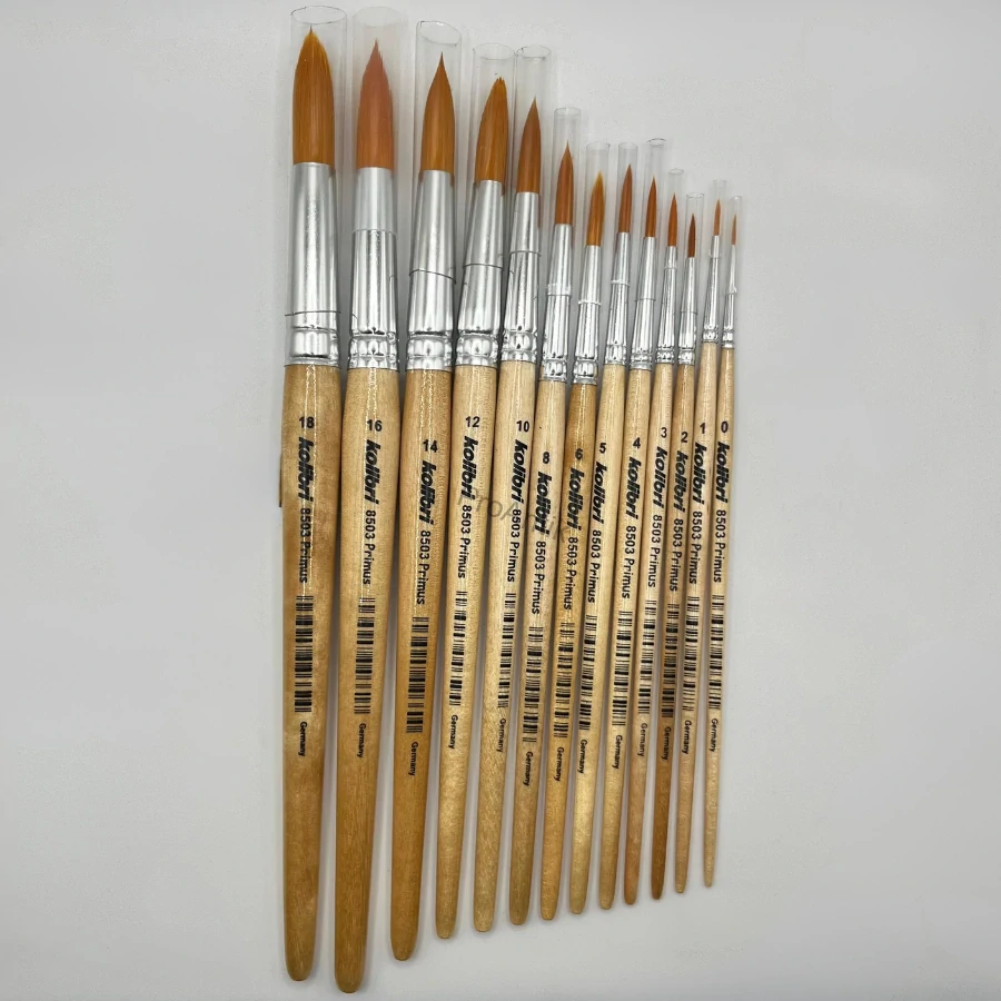 Štětec kulatý, malířský, umělý vlas, velikost 5