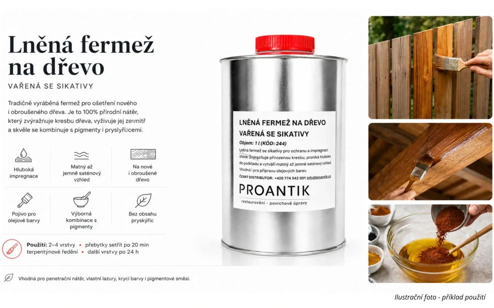 Lněná fermež, vařená se sikativy 5l