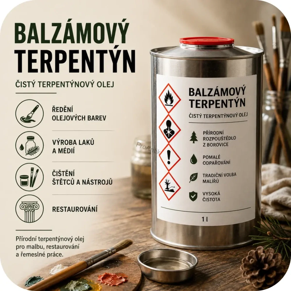 Balzámový terpentýn (čistý terpentýnový olej)