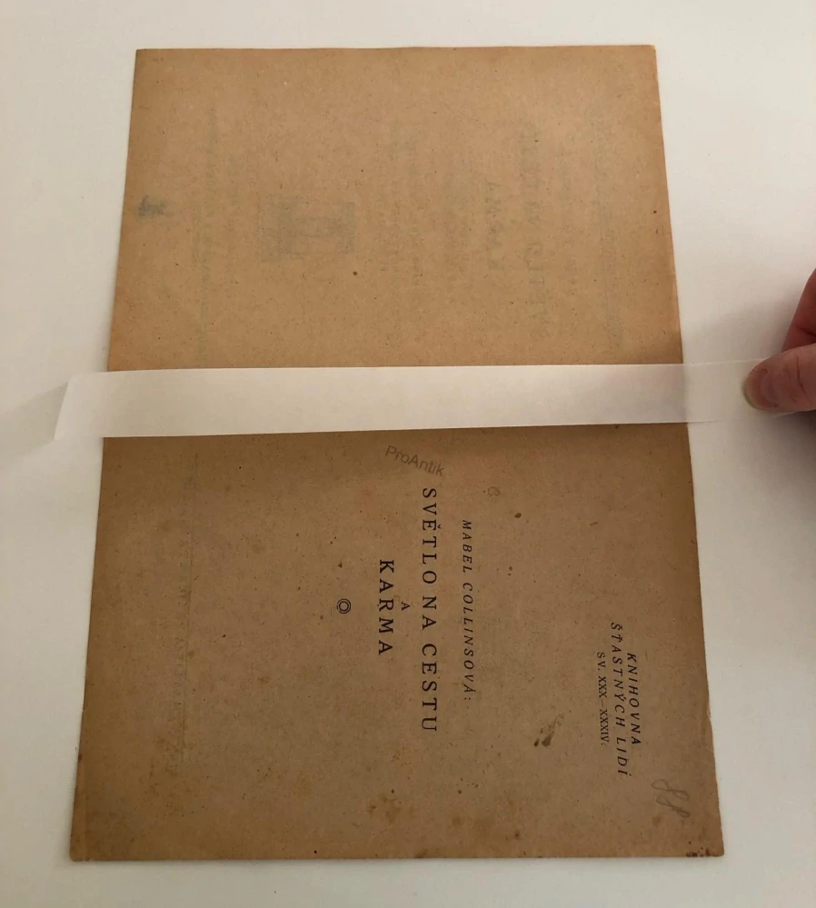 Archivační průhledná páska pro opravy knih a dokumentů, 50m  - Neschen Filmoplast P