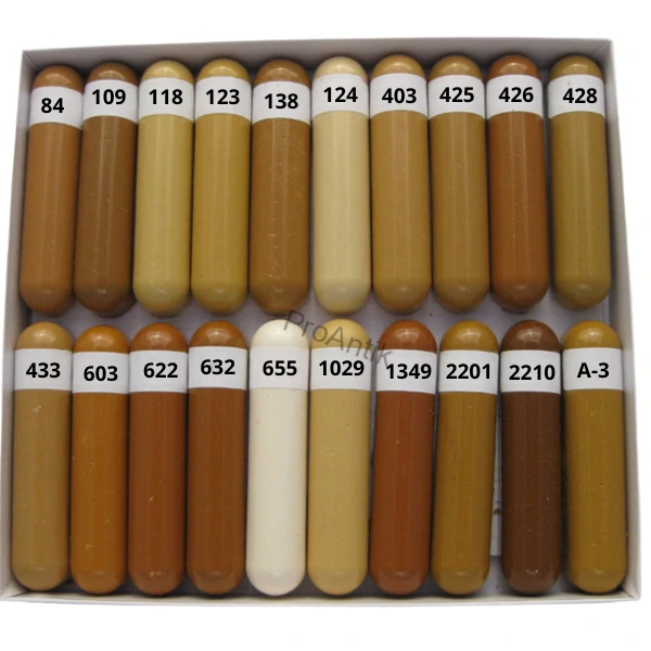 Šelakové tmelicí tyčinky (581 - Mahagon načervenalý)