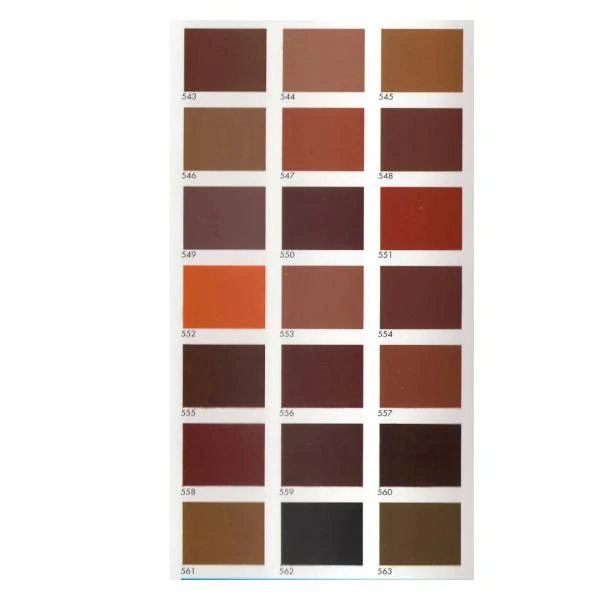 Retušovací barvy na nábytek, sada 10x30ml odstínů dřeva