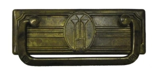 Madlo č.17, mosaz 97×33 mm
