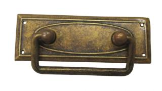 Madlo č.37, mosaz 96×34 mm
