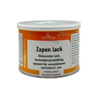 Zaponový lak na kovy a pozlacené povrchy – ochranný lak Borma Wachs