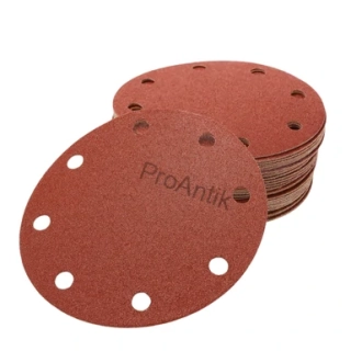 Brusný kotouč na suchý zip, 125 mm, 8 děr (10ks)