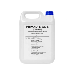 Primal E-330 S (Primal CM 330) – Profesionální akrylátová emulze pro modifikaci malt