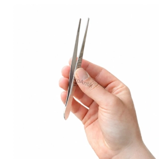 Pinzeta nerezová, plochá, délka 140mm