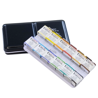 Umton akvarelová sada - plechová kazeta 12 x 2,6 ml