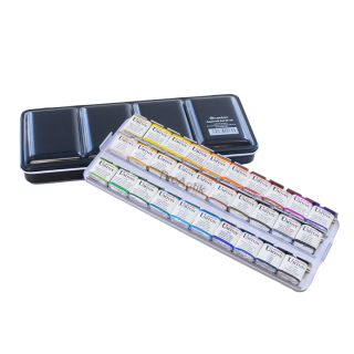 Umton akvarelová sada - plechová kazeta 30 x 2,6 ml