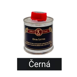 Barva na písmo v kameni, černá - 100ml