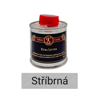 Barva na písmo v kameni, stříbrná - 100ml