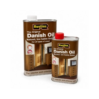 Dánský olej na dřevo a nábytek, hedvábně matný - Rustins Danish Oil