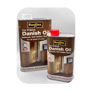 Dánský olej na dřevo a nábytek, hedvábně matný - Rustins Danish Oil