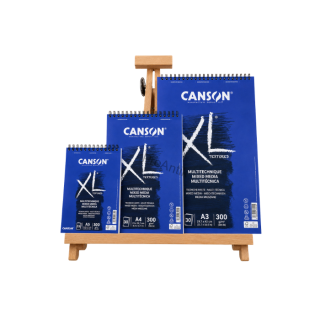 Canson XL Textured Mixed Media – papír pro kombinované techniky 300 g/m²