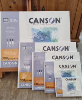 Canson Montval – akvarelový papír 300 g/m²