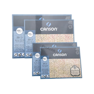 Canson Aquarelle – akvarelový papír 60 % bavlny 300 g/m²