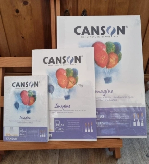 Canson Imagine – papír pro kombinované techniky 200 g/m² - 50 listů
