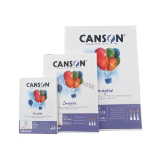 Canson Imagine – papír pro kombinované techniky 200 g/m² - 50 listů