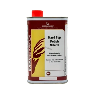 Tvrdá šelaková politura Hard Top Polish, bezbarvá, Borma Wachs