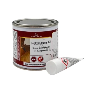 2-složkový pastovitý tmel na dřevo Holzmasse K2, velmi odolný - 125 ml