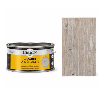 Libéron Cire à Céruser, bílá vosková patina na dřevo - 250 ml