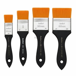 Štětec široký na barvy a mixtion, jemná syntetika - zvolte velikost