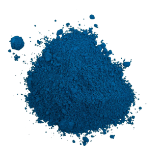 Coelinová modř, práškový pigment