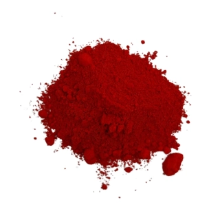 Kadmiová šarlatová červeň, práškový pigment