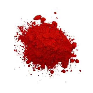 Světlý červený lakový, práškový pigment 