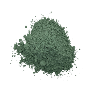 Zelená zemina z Nikósie, práškový pigment 