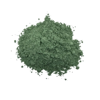 Zelená zemina, práškový pigment