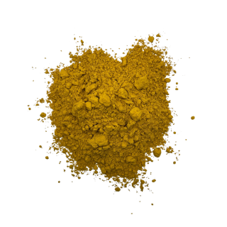 Okr žlutý, práškový pigment 