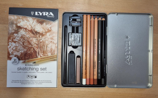 Sada uměleckých tužek na skicování Lyra Rembrandt Sketching Set, 11 ks