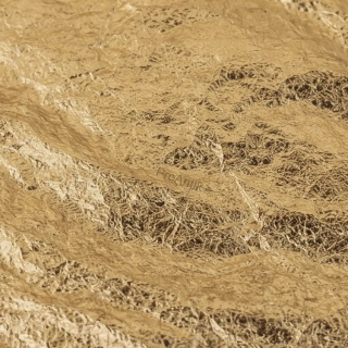 Plátkový metal, imitace zlata, tmavé antické zlato volně 16x16 cm - 100 plátků